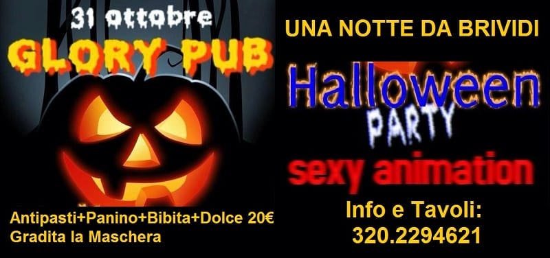 Glory Pub Napoli Halloween Giovedi 31 Ottobre